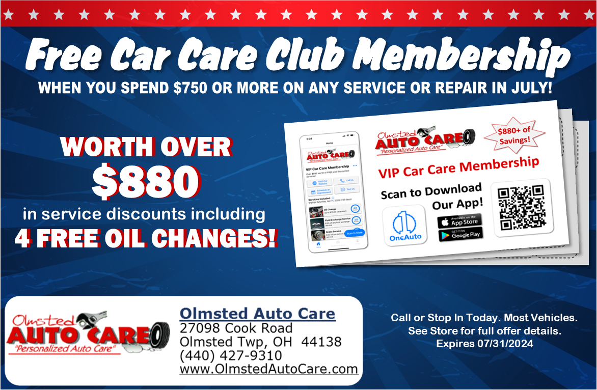Specials Olmsted Auto Care