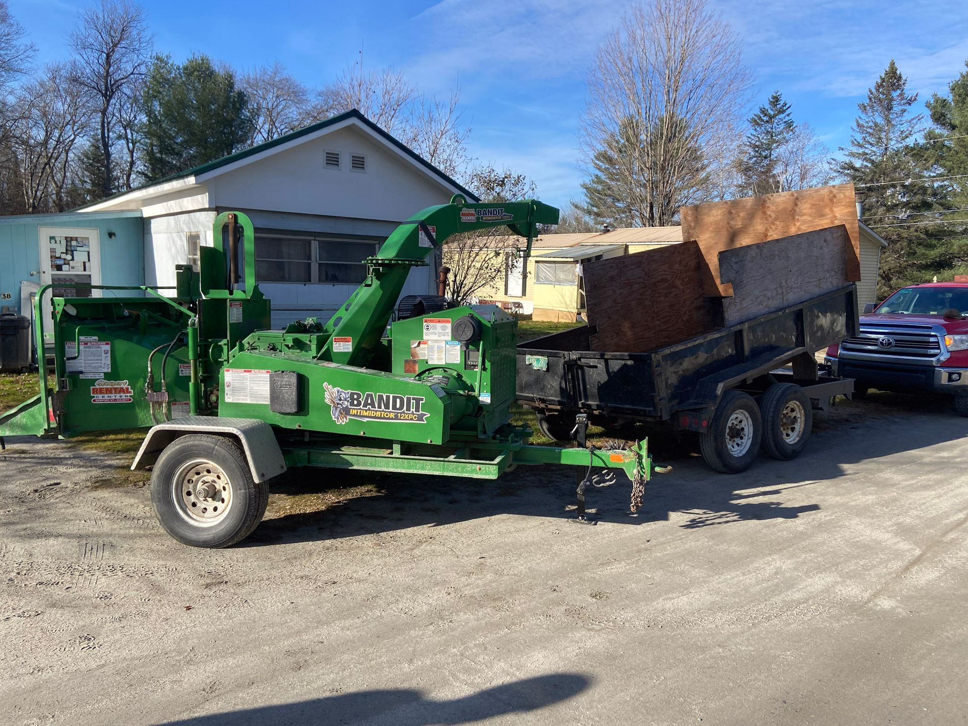 NEK Tree Workz equipment ready for the next job site