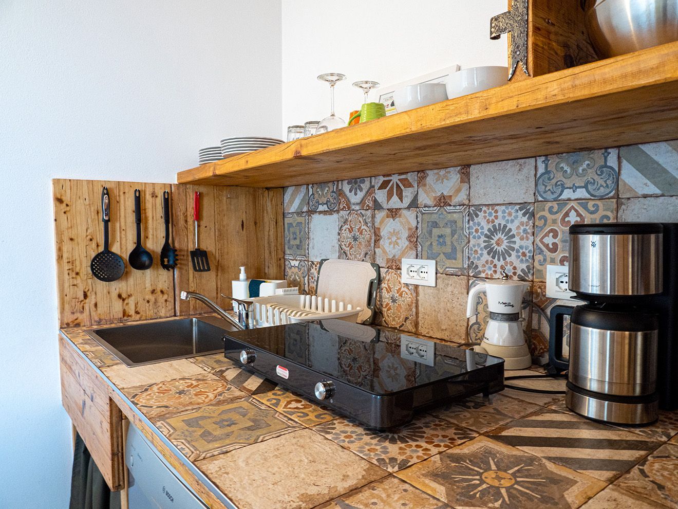 cucina attrezzata appartamento Lago di Garda