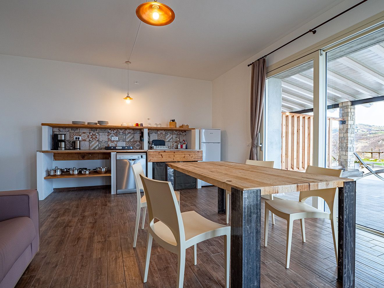 cucina attrezzata appartamento Lago di Garda