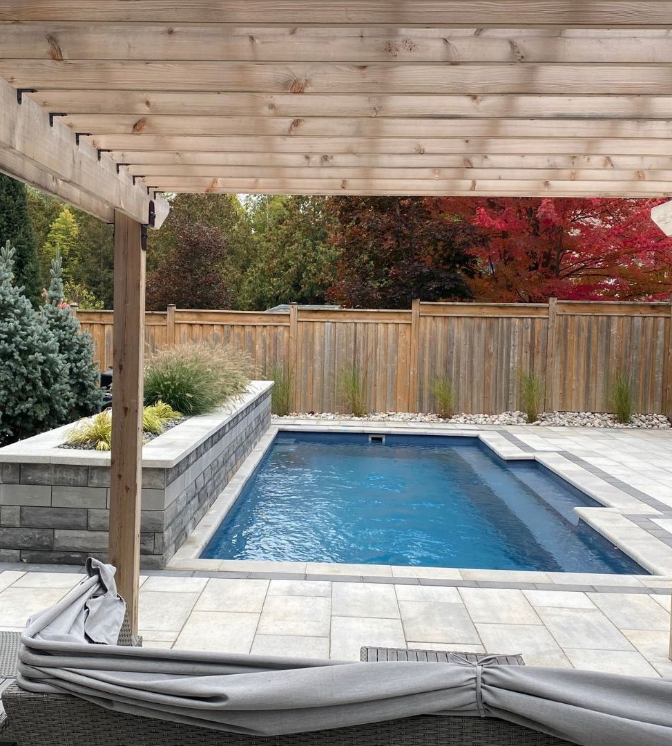 Pool construction, vacation, staycation