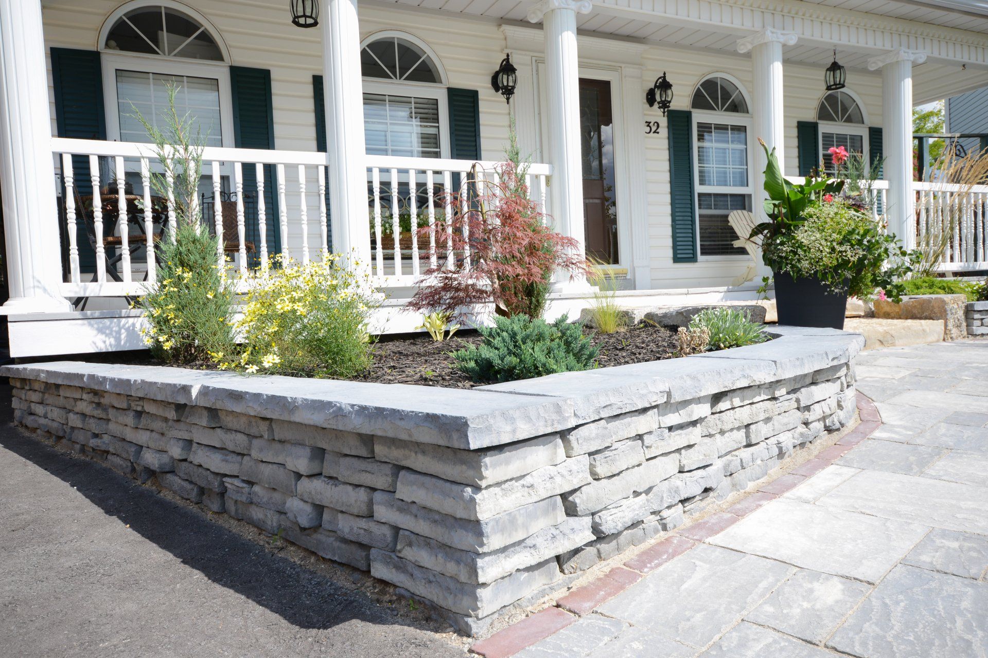 Landscaping work