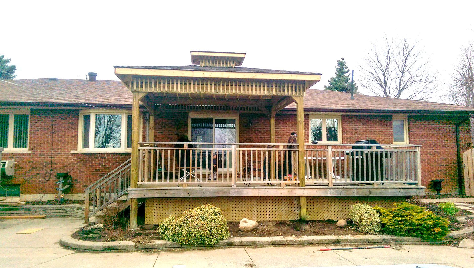 Front Patio with Gazebo