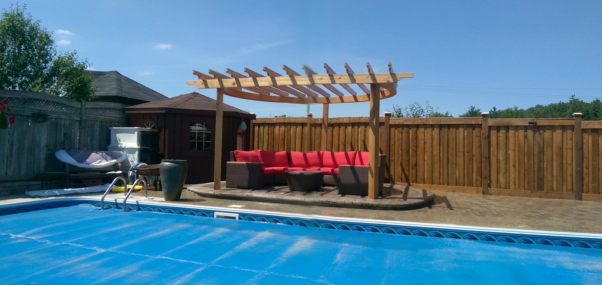 Pool Seating Area