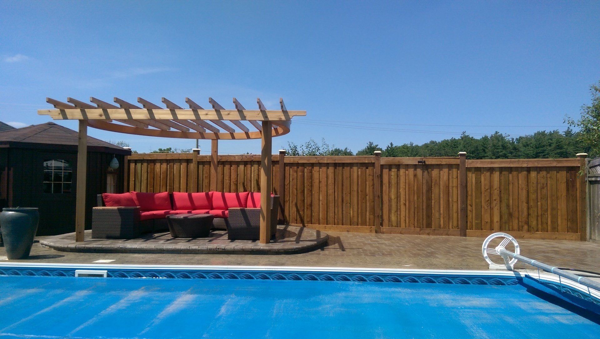 Pool and Gazebo construction