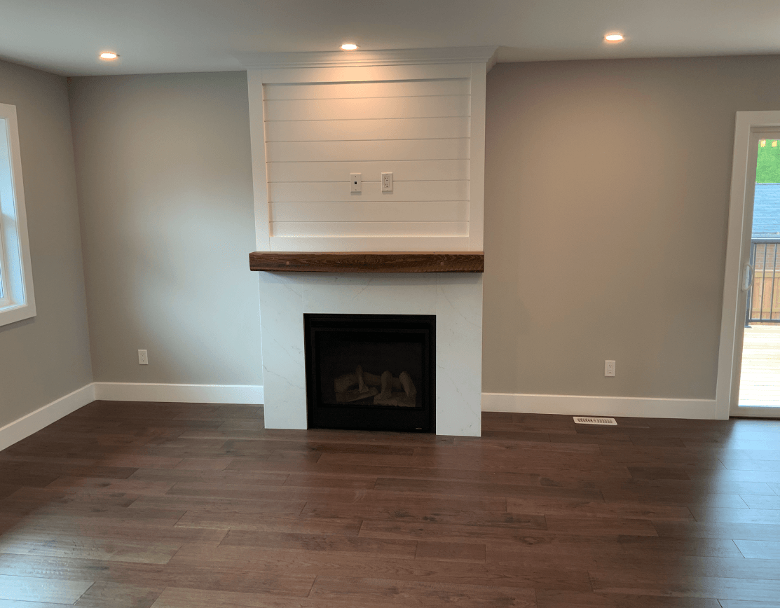 Modern fireplace