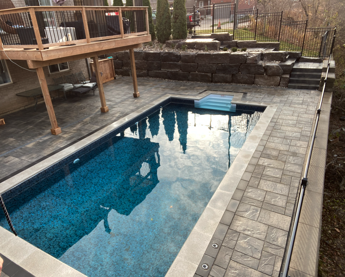 Small pool install