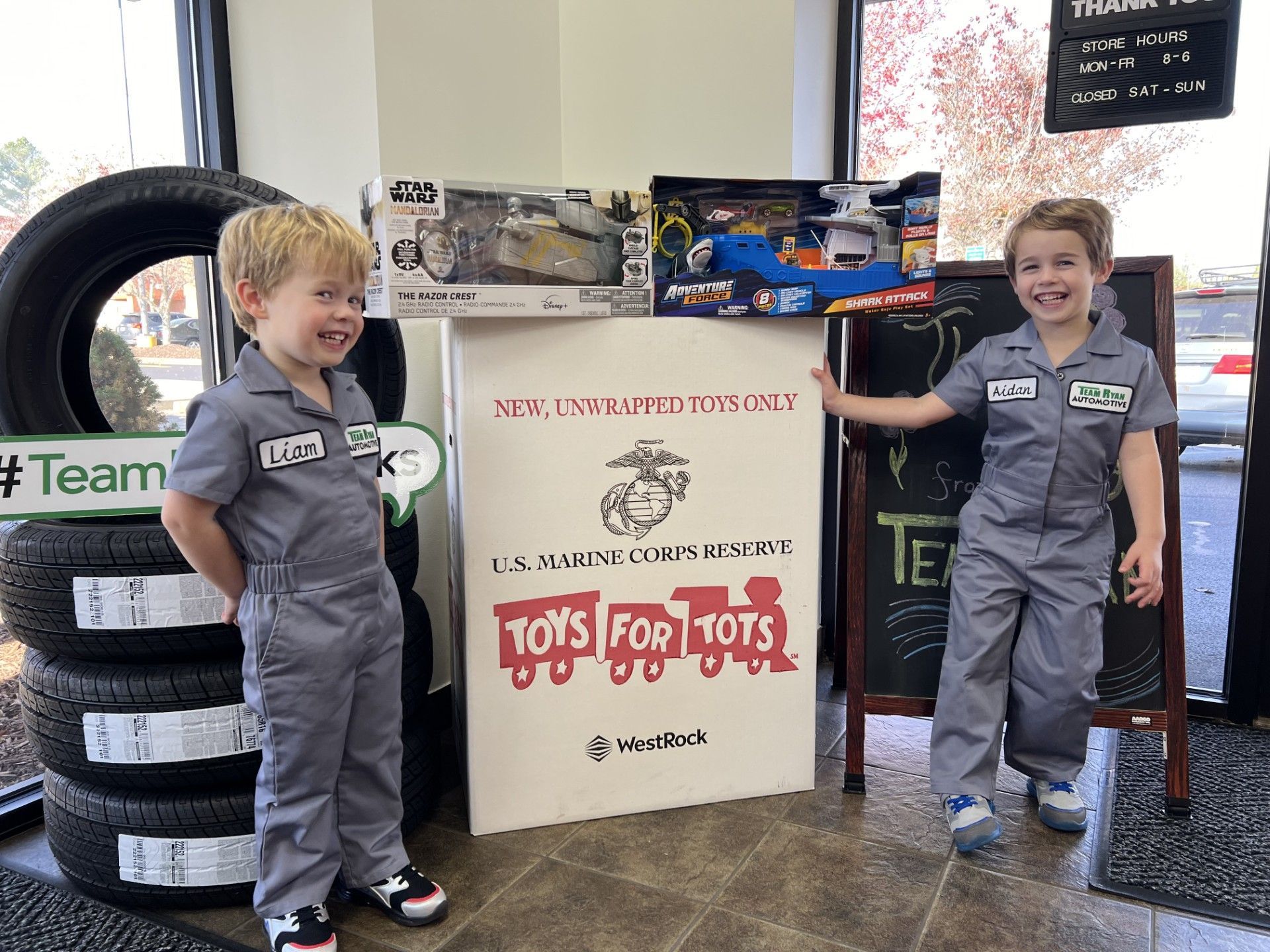 Spread Holiday Cheer with Team Ryan Automotive and Toys for Tots!