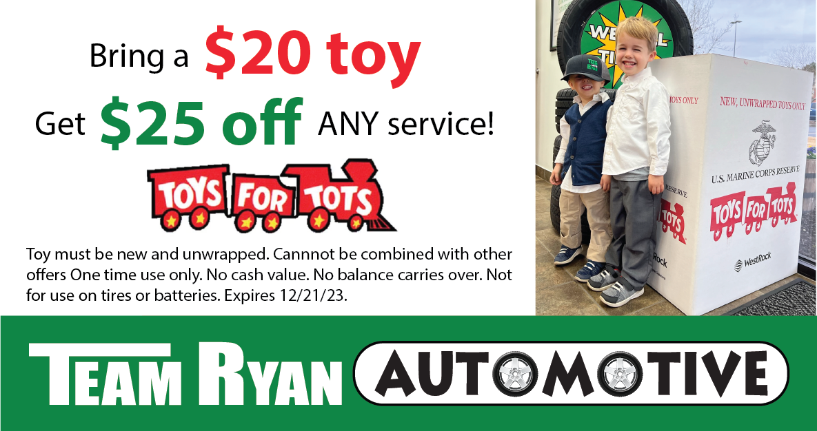 Donate a Toy and Save on Any Service