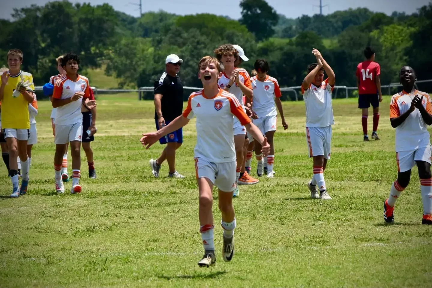 Youth soccer player training at Dutch Football Club
