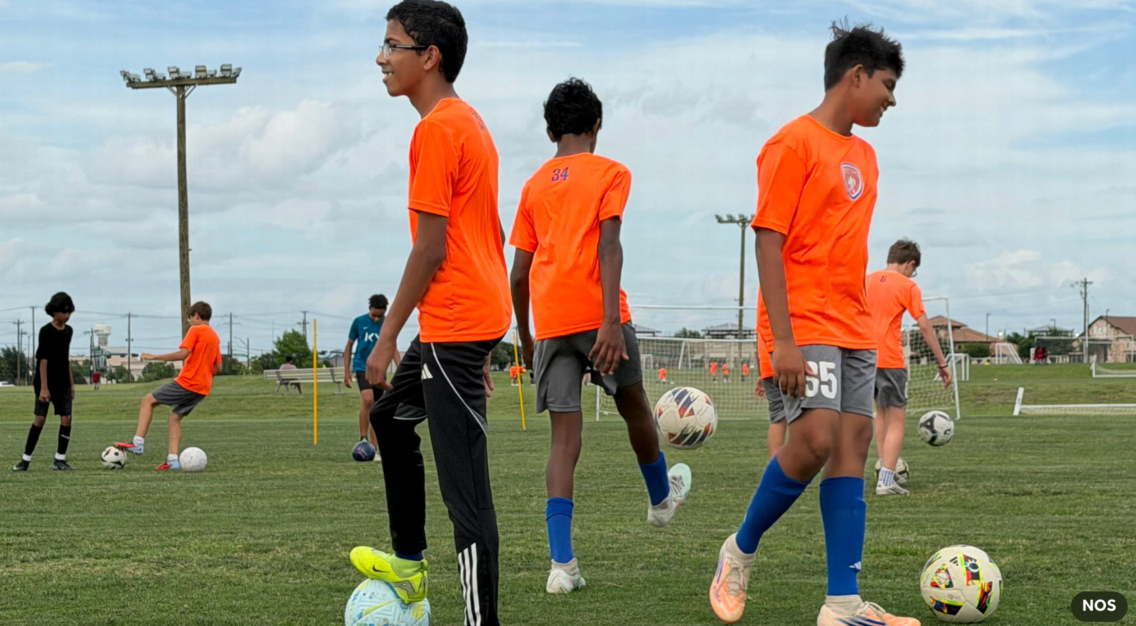 Dutch Football Club players in Frisco, Texas