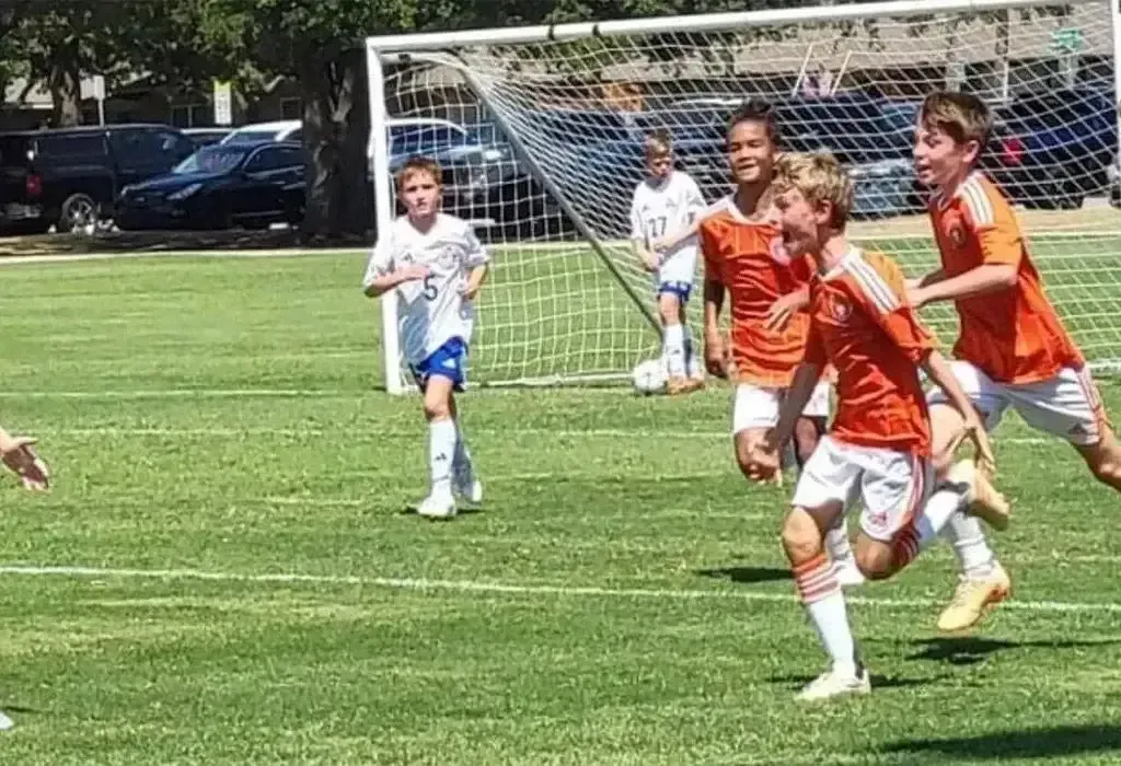 Youth soccer player training at Dutch Football Club