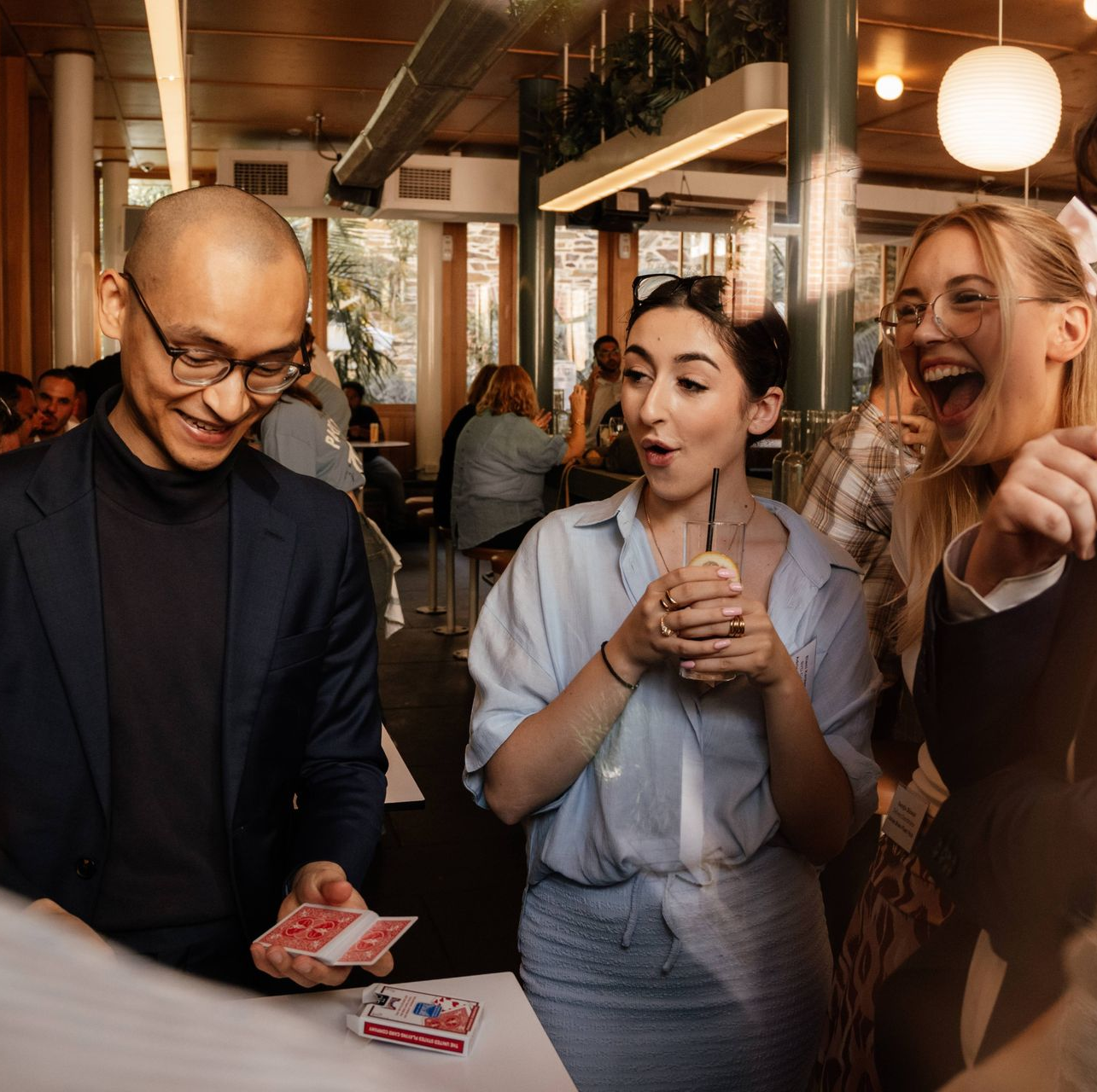 Cocktail Receptions, Corporate Parties Close Up Magic Adelaide