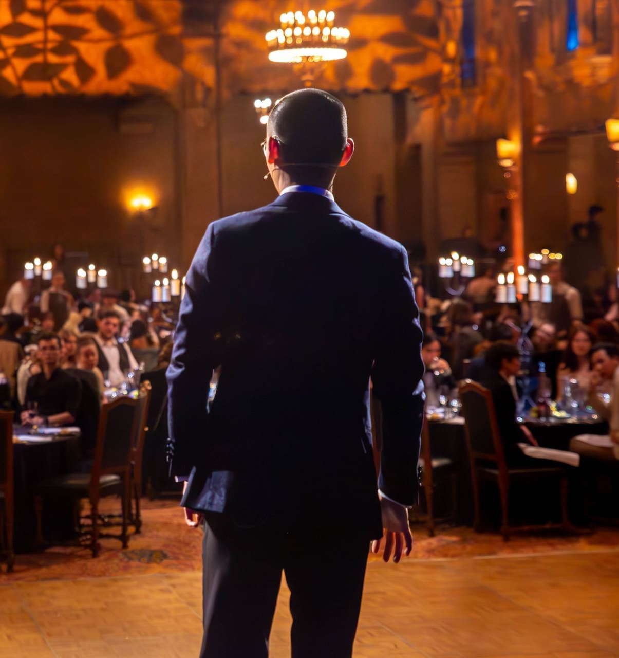 Stage magic Adelaide performance for corporate event audience