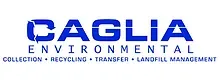 The logo for caglia environmental collection recycling transfer and landfill management