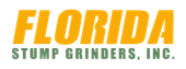 Florida Stump Grinders, Inc. logo in orange and green text