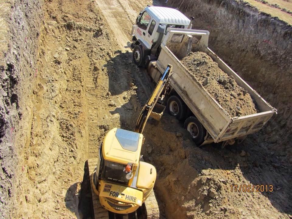 Wheel Loader with Lava Stones | Geelong, Vic | Don Barry’s Bobcat Hire