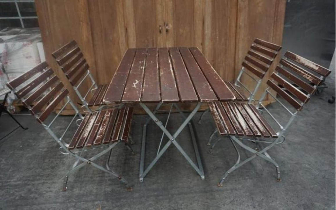 Tuinset horeca tafel stoel set jj handelsbedrijf