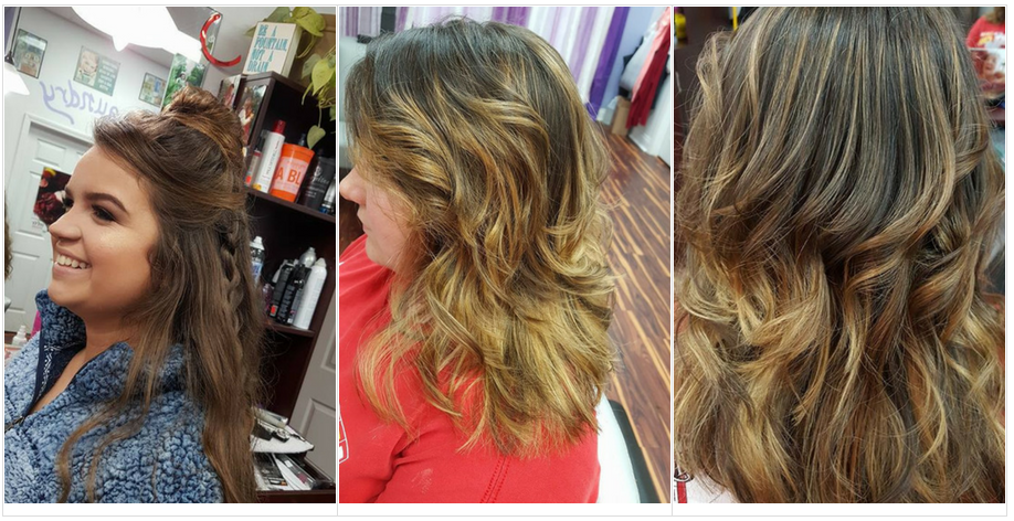 collage of hairstyles