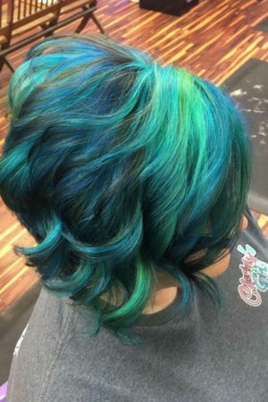 colored hair