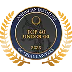 The american institute of trial lawyers has named the top 40 under 40 lawyers in 2025.
