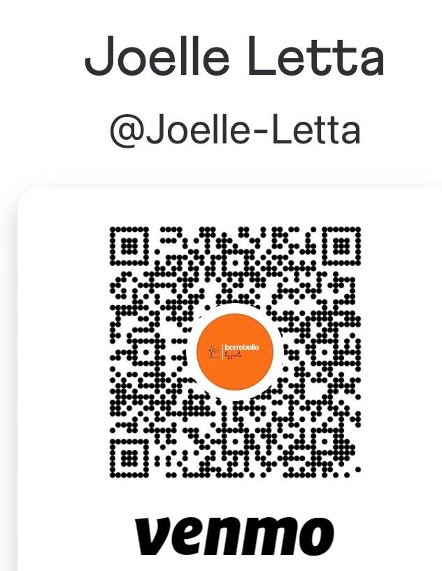Venmo QR code for Joelle Letta, with handle @Joelle-Letta
