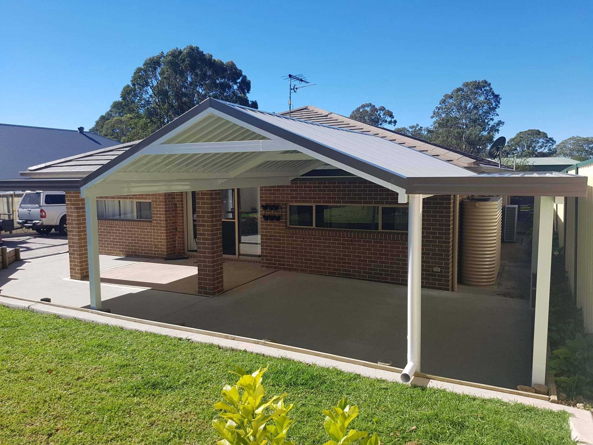 A Patio Under the Sun - Wallan, VIC - Victorian Garages & Barns