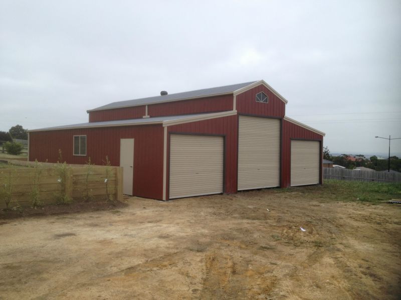 A Red Barn - Wallan, VIC - Victorian Garages & Barns