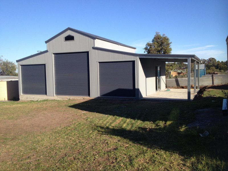 A Gray Garage - Wallan, VIC - Victorian Garages & Barns