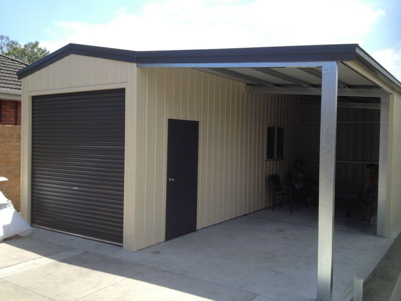 A White Garage - Wallan, VIC - Victorian Garages & Barns