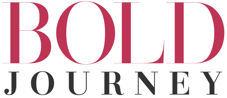 The bold journey logo is pink and white on a white background.