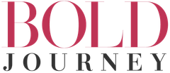 The bold journey logo is pink and white on a white background.