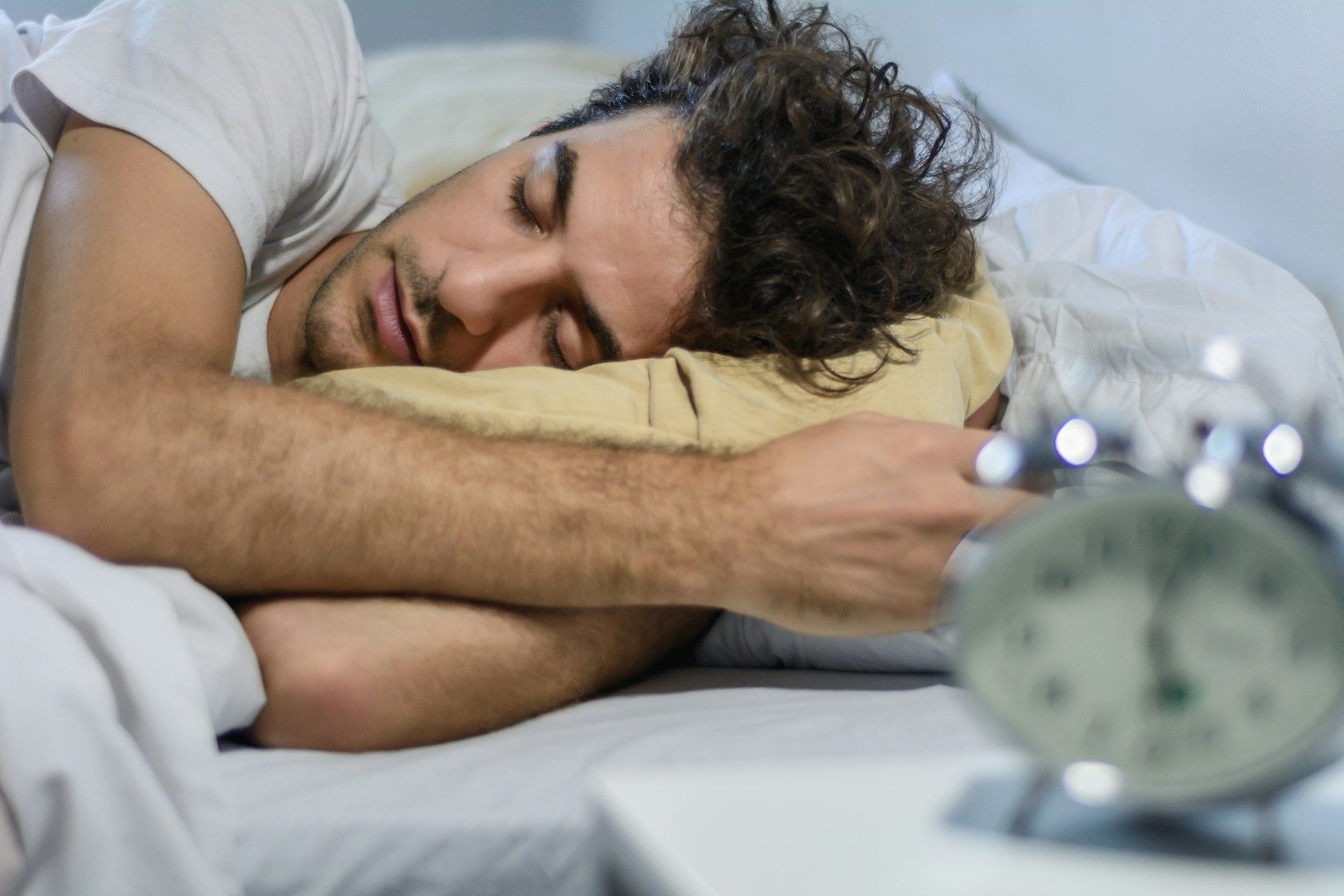 man sleeping