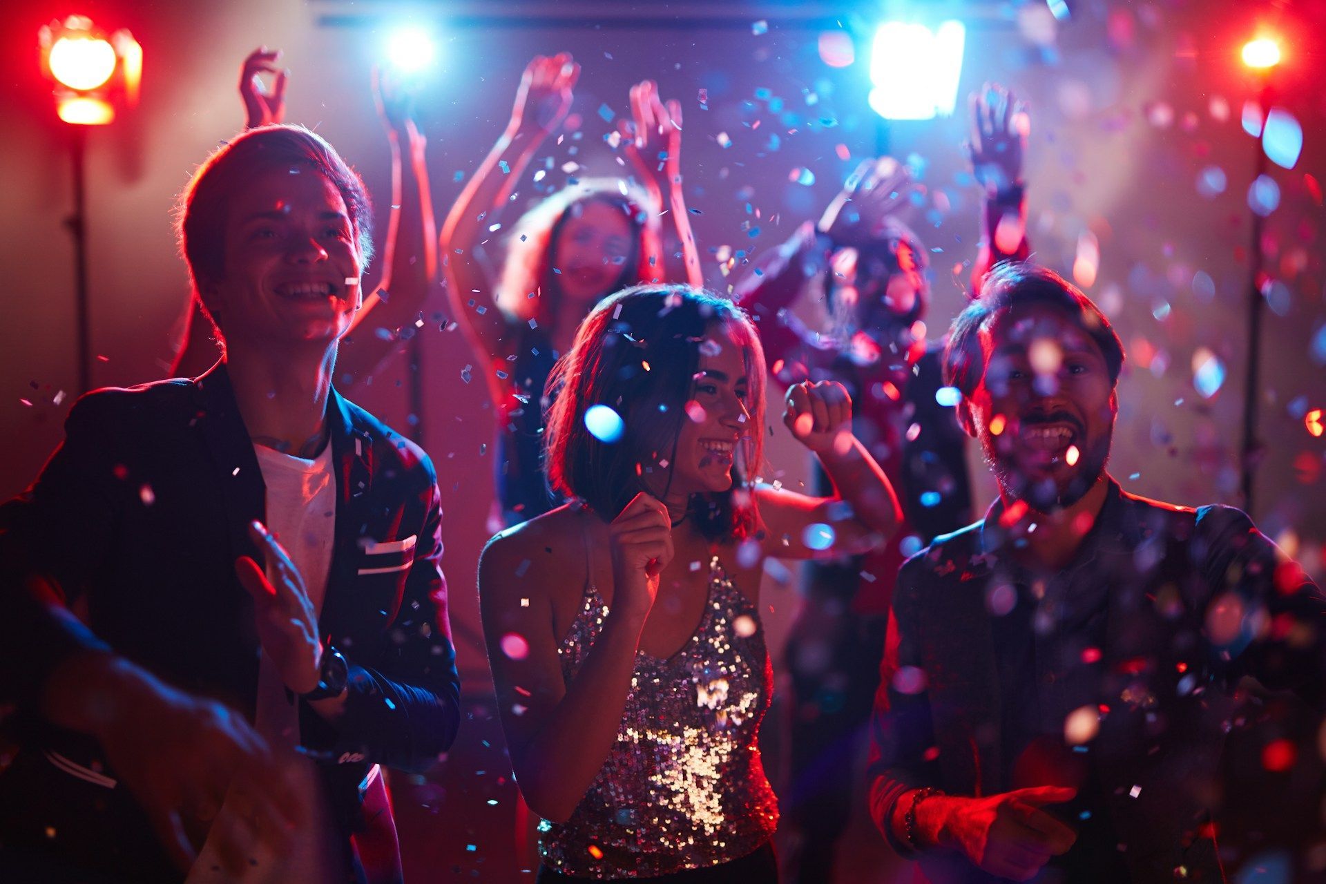 friends partying