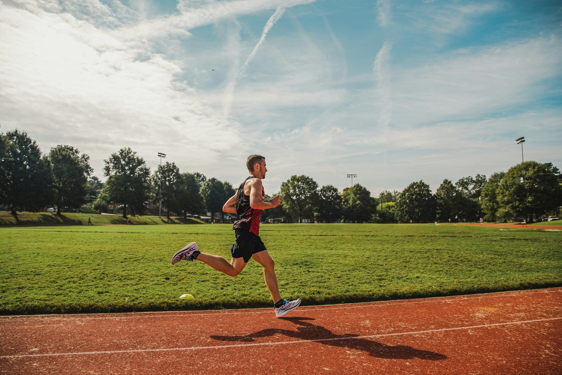 man running