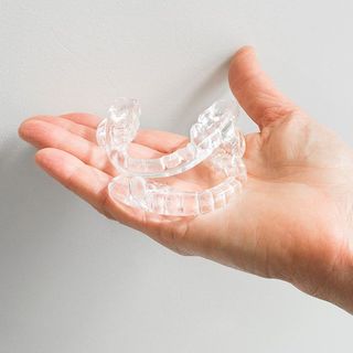 One of the oral appliances Dr. Bagdonas can prescribe to treat patients with sleep apnea.