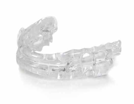 dental appliance used to treat snoring and sleep apnea.