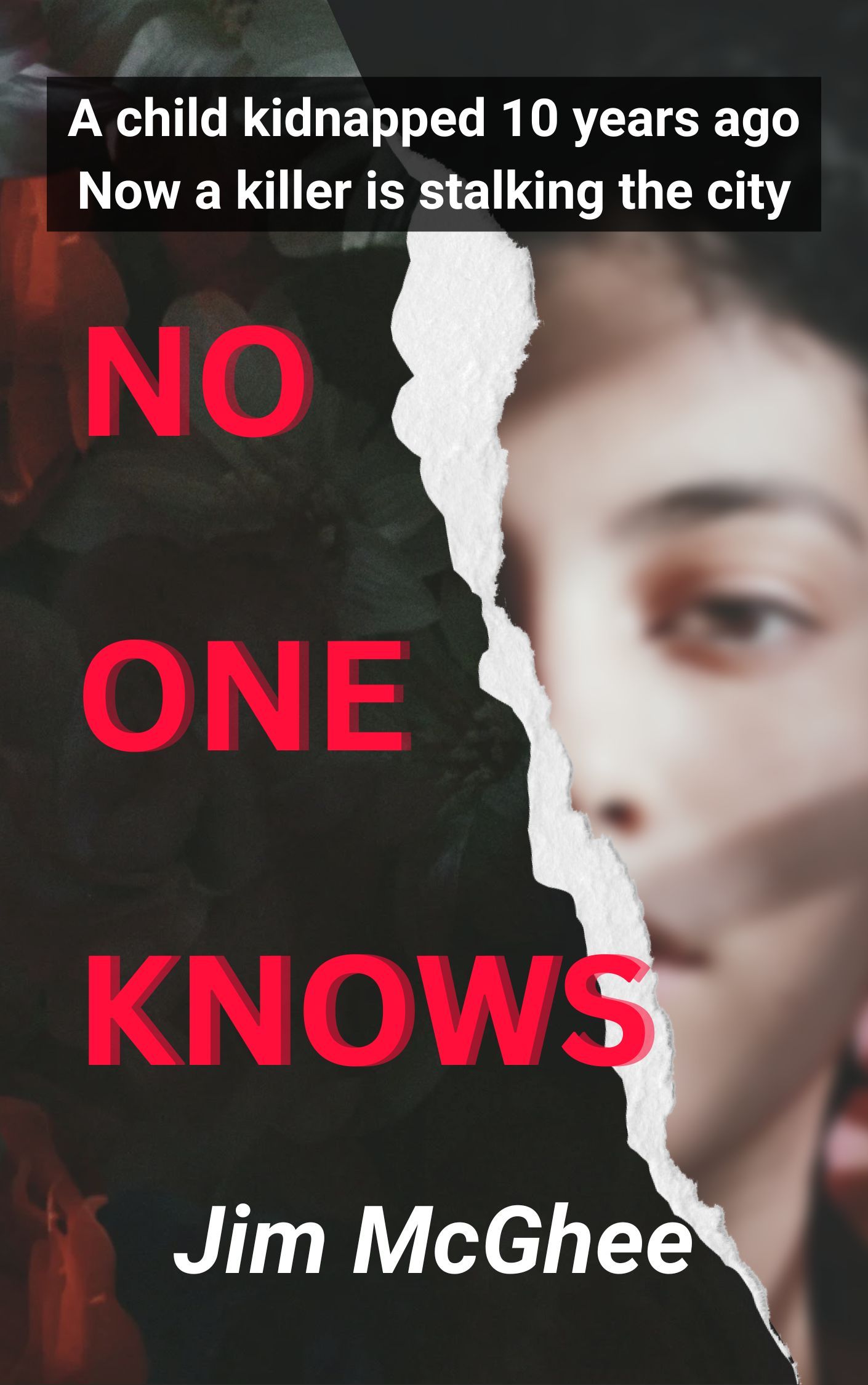 Book cover and link to NO ONE KNOWS, book #7 in the DI Barney Mains thriller series