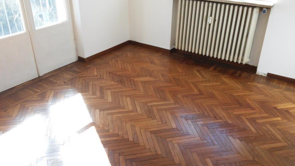 pavimento in parquet trattato