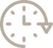 Clock with circular arrow icon, suggesting history or time reset