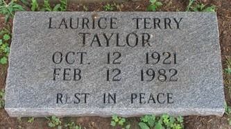 Gray headstone with the name