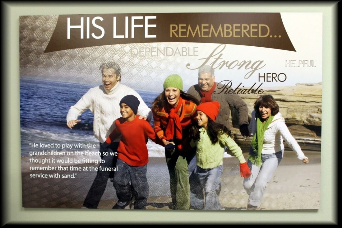 People smiling and running on a beach, text overlay reads: