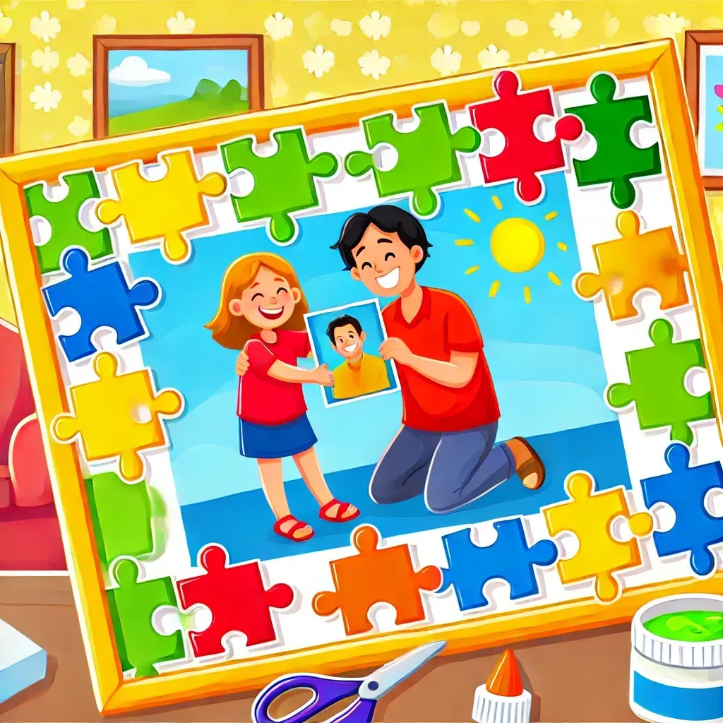 Jigsaw Puzzle Crafts for Families and Kids