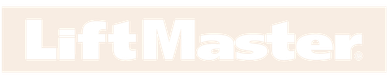 LiftMaster logo: White text