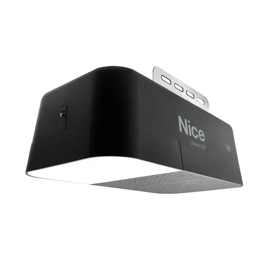 Dark, rounded outdoor light fixture with a glowing white underlight.