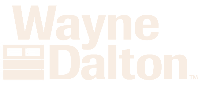 Wayne Dalton logo with a yellow garage door icon.