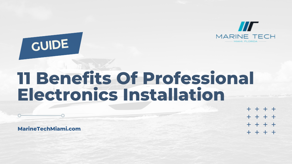 A guide to the benefits of professional electronics installation.