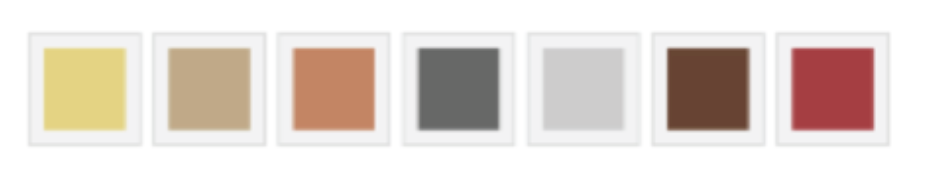 Uma fileira de cartas com cores diferentes sobre um fundo branco.