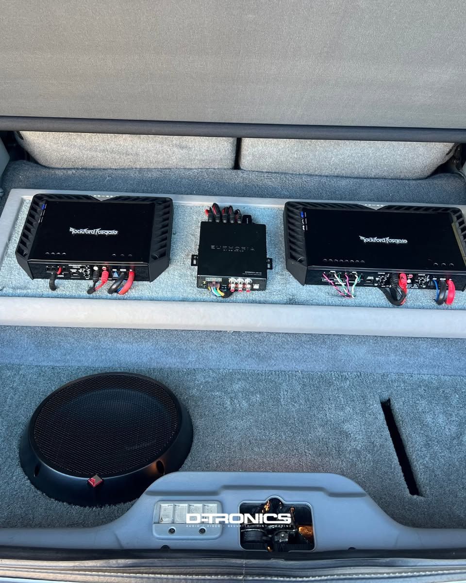 ROCKFORD FOSGATE AMP THAT GIVES HARD HITTING SOUND FOR YOUR RIDE