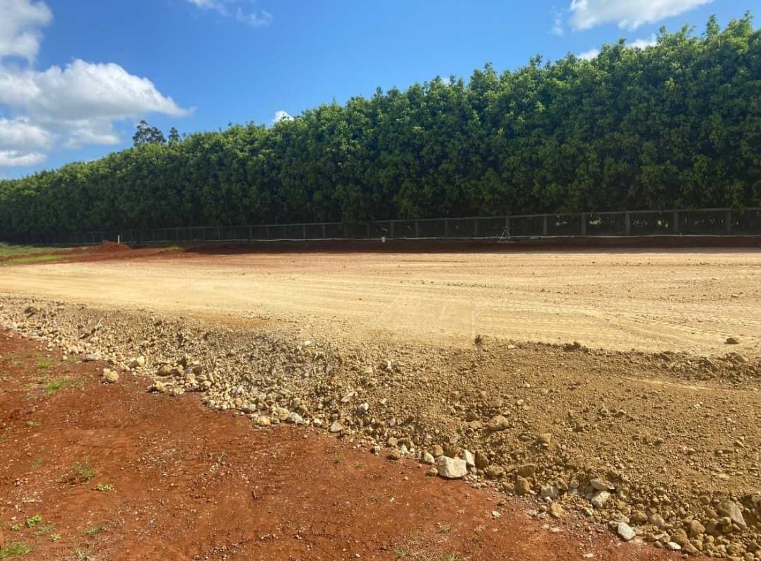 A Large Empty Field With Trees In The Background — Northstar Excavations In Alstonville, NSW